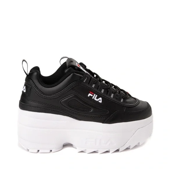 Women’s Fila Disruptor Platform Wedge 🖤 - Picture 1 of 13